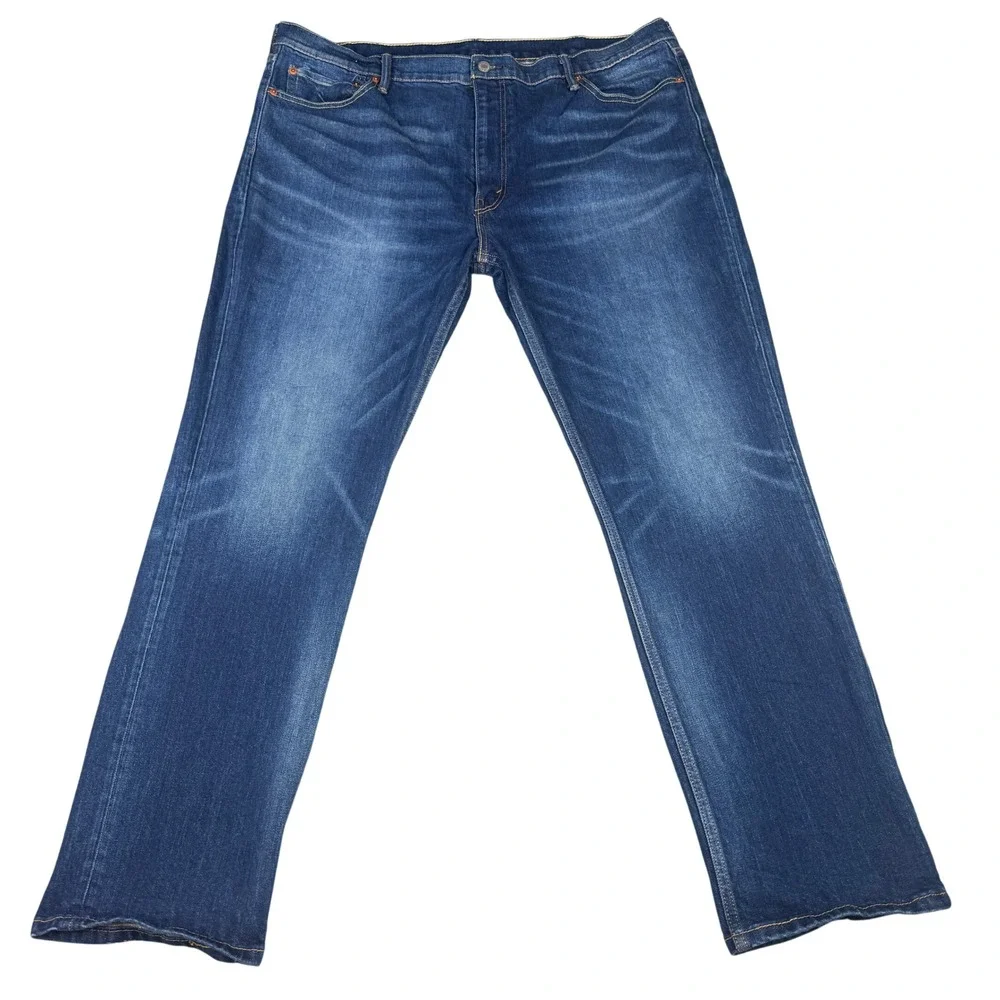 Levis 511 Jeans Mens 44x32 Blue Slim Fit Stretch Denim Ducky Boy Fade 04511-2369